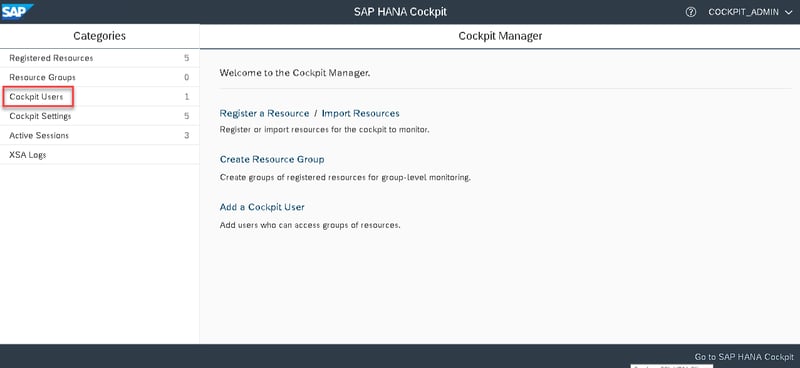 10_Cockpit user_Setting up the SAP Hana Cockpit _How to Configure the SAP HANA Cockpit 2.0