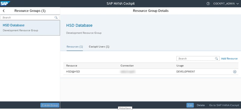 30_resource group details_Setting up the SAP Hana Cockpit _How to Configure the SAP HANA Cockpit 2.0