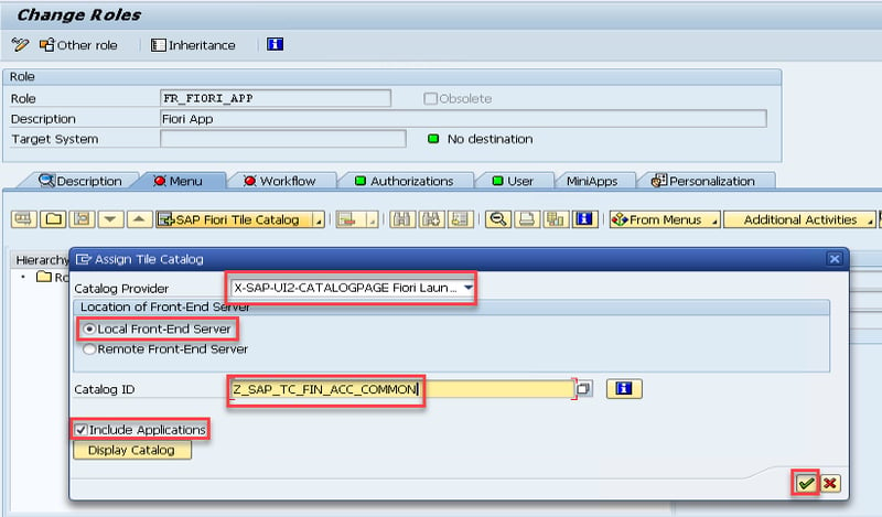 45 change roles_creating and assigning launchpad catalogs and groups_How to Implement an SAP Fiori App in S4HANA_Createch