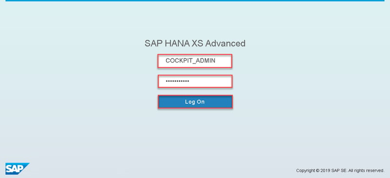 7_Logging on to the SAP HANA Cockpit_How to Configure the SAP HANA Cockpit 2.0