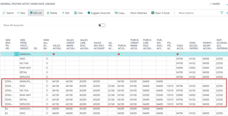 General posting setup_7 Tips to optimize Microsoft Dynamics Business Central Financial Management Module_Createch