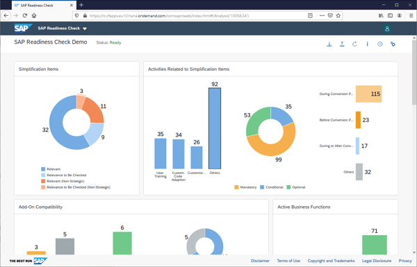 SAP Readiness Check Demo_SAP S4HANA_Conversion_Createch