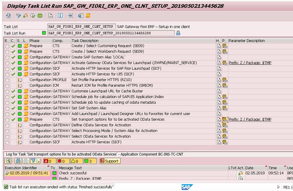 Task List SAP Gateway Fiori_Leverage Rapid Content Activation_SAP S4HANA Conversion Project_Lessons Learned_Createch